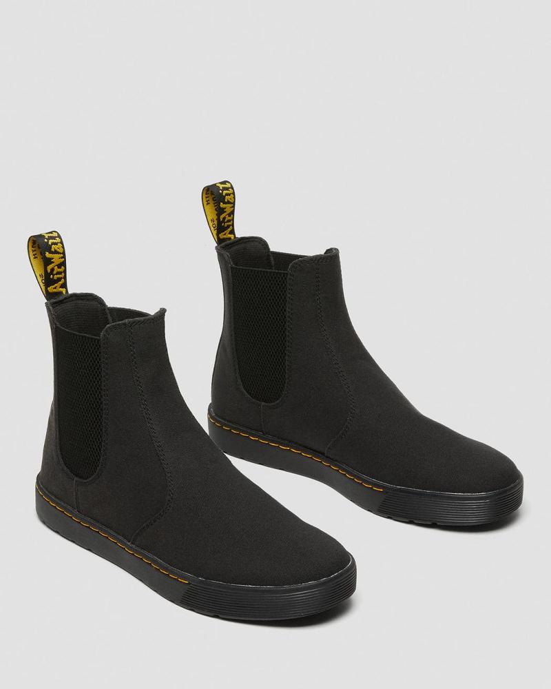 Dr Martens Tempesta Men's Canvas Vrijetijds Laarsjes Heren Zwart | NL 311FDN